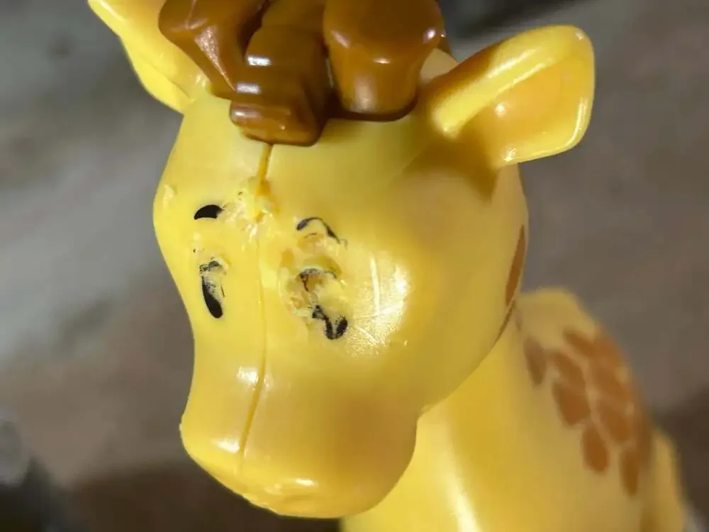 Fisher Price Little People Giraffe,Gorilla and Cow Safari Animals READ